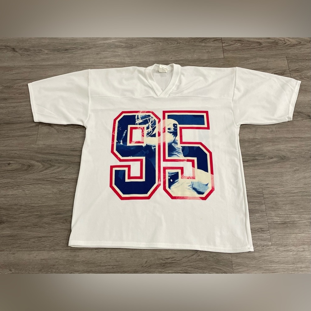 Vintage 1996 Buffalo Bills Bryce Paup Shirt Explosion Jersey, Made in USA